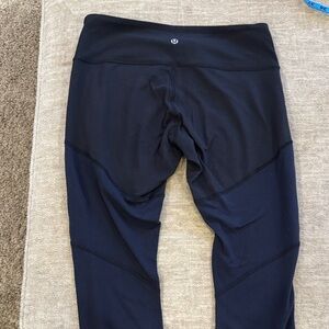 lululemon athletica Black and Navy Leggings